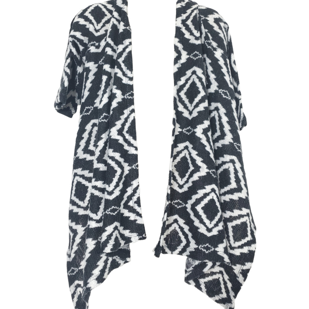 Knitworks Girls Cardigan Medium Black White